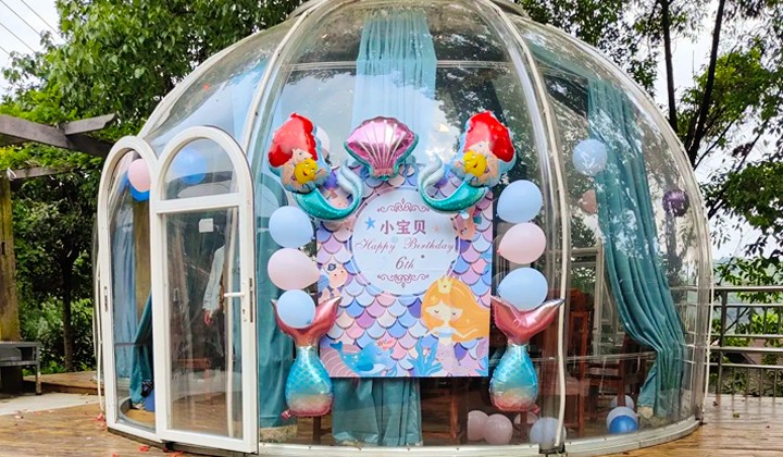 星空夢圓形星空房驚艷亮相，開啟文旅住宿新紀元